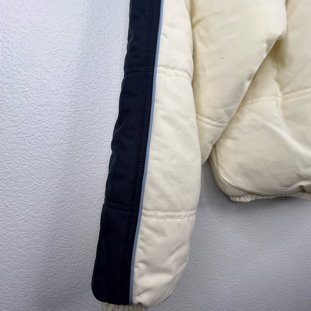 Kool! Italian Puffer Jacket White Milan Designer Winter Women’s Medium EUC - Picture 13 of 16